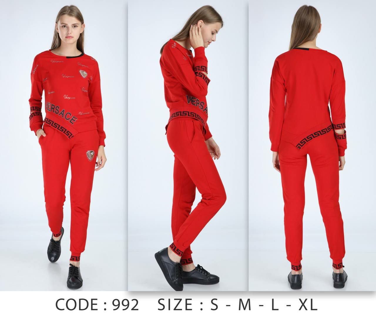 Versatile Graphic Tracksuit Set