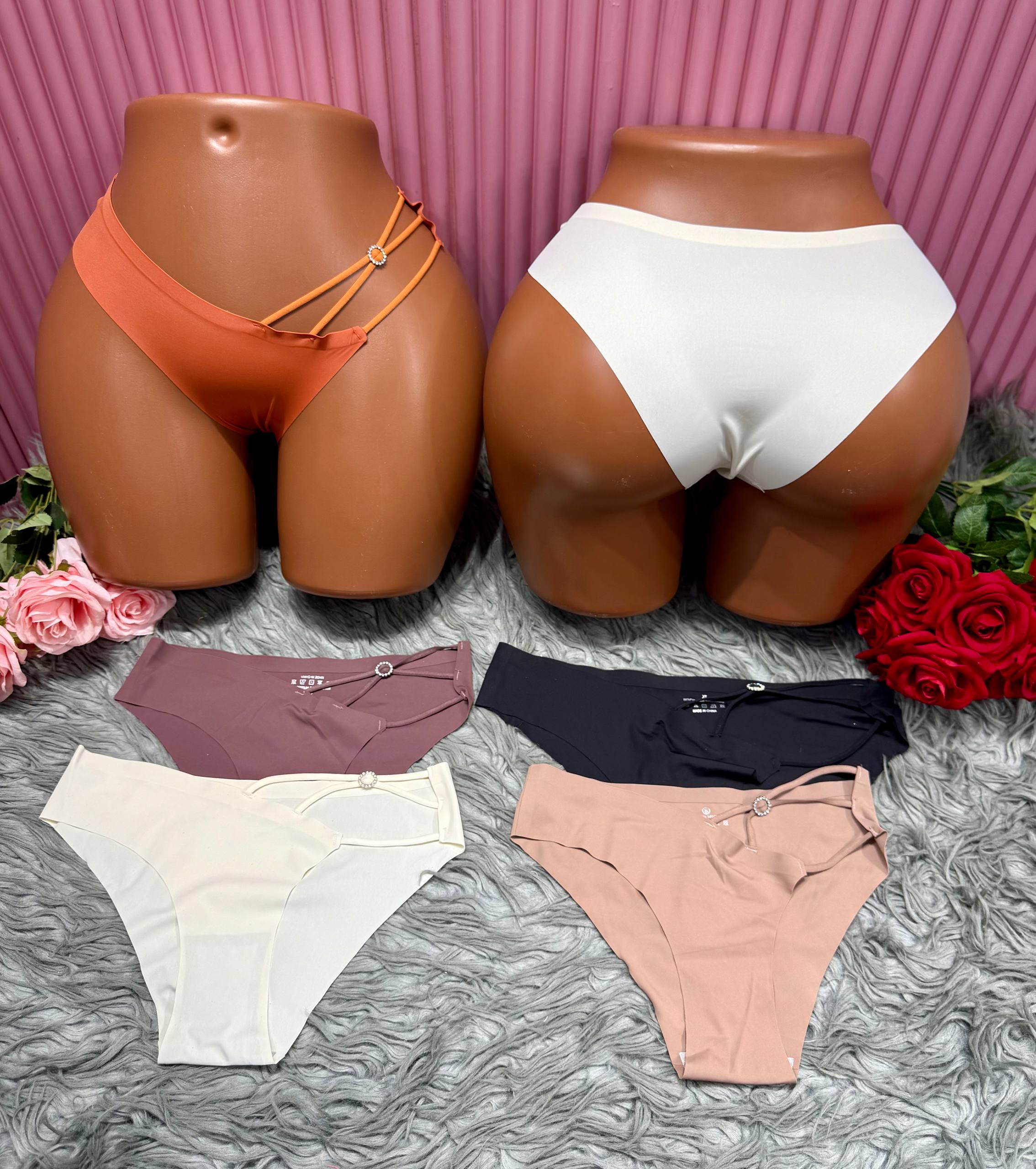 Enchanting Lace-Detail Thong Collection