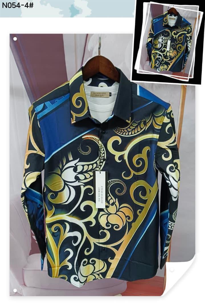 Men’s Bold Patterned Dress Shirt for Special Occasions