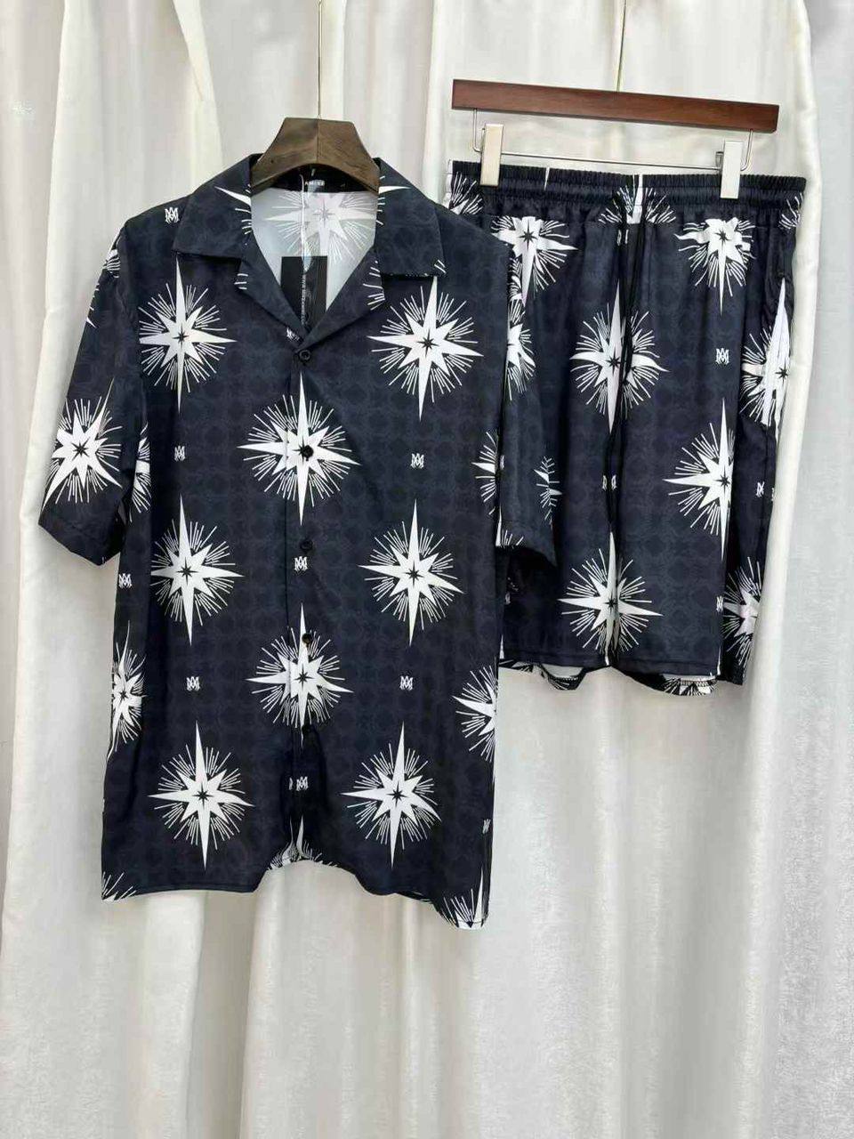 Beachfront Geometric Silk Co-Ord Matching Set