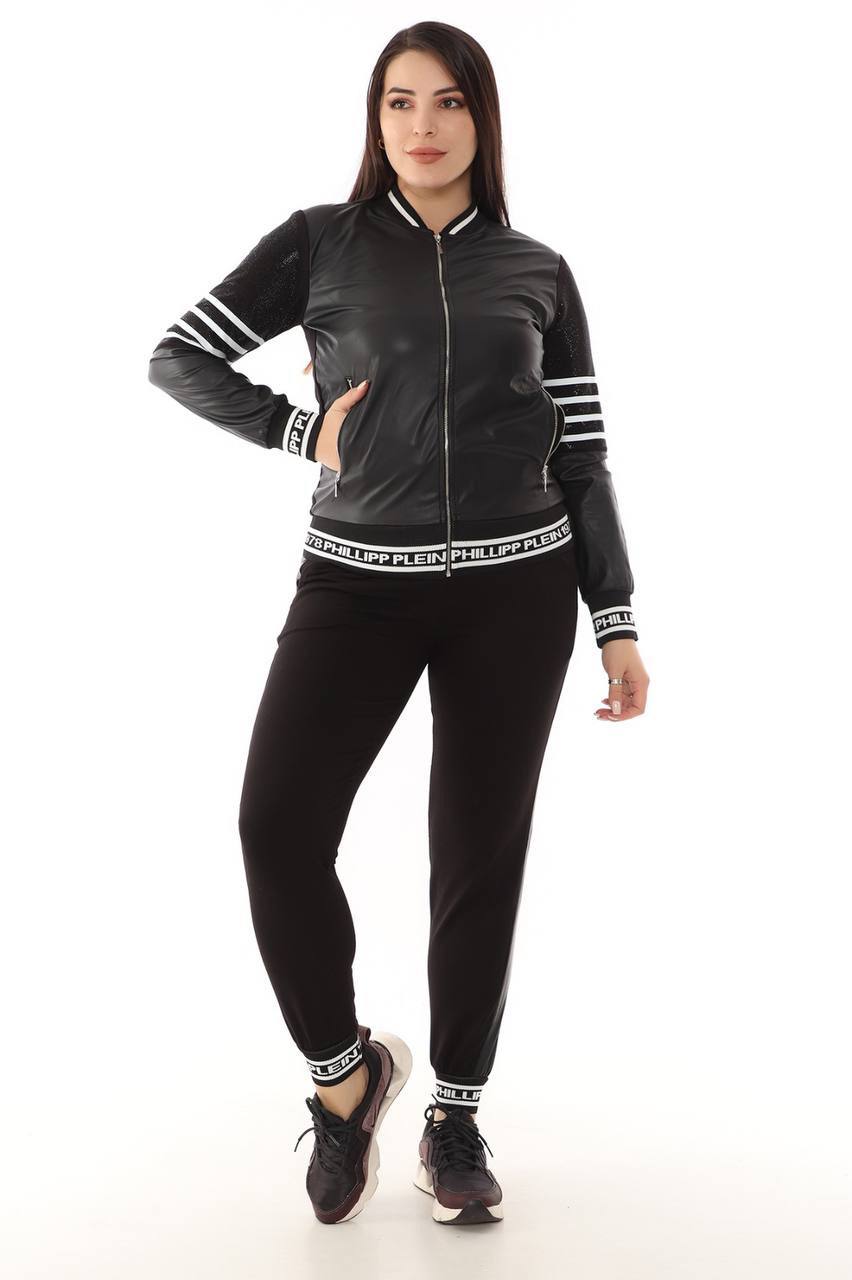 Designer-Inspired Sporty Tracksuit Set
