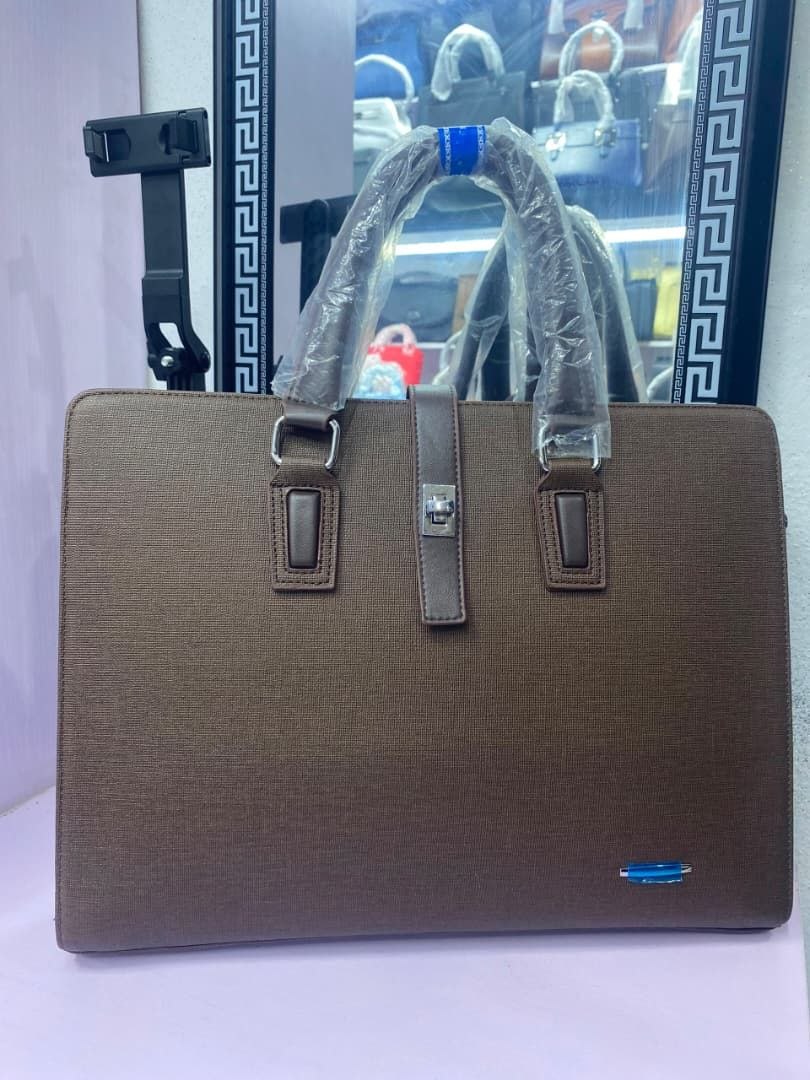 Professional Structure Briefcase Satchel with Shoulder Strap