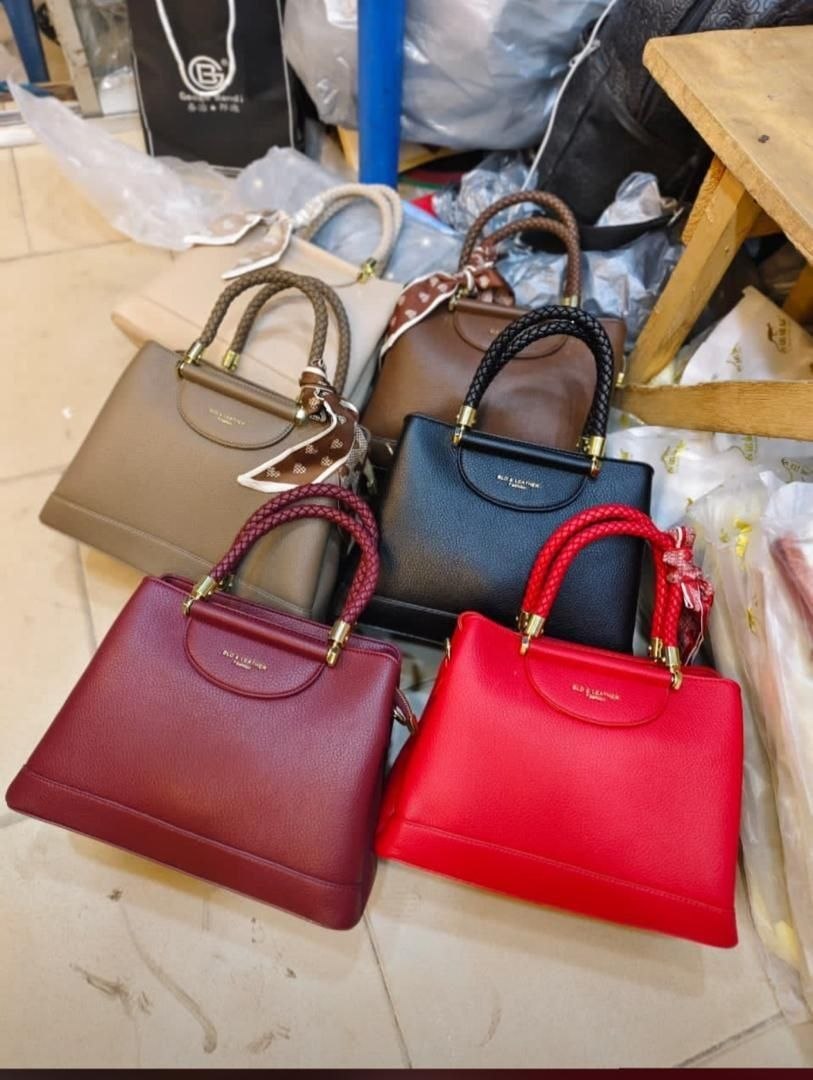 Pebbled Leatherette satchel Bag