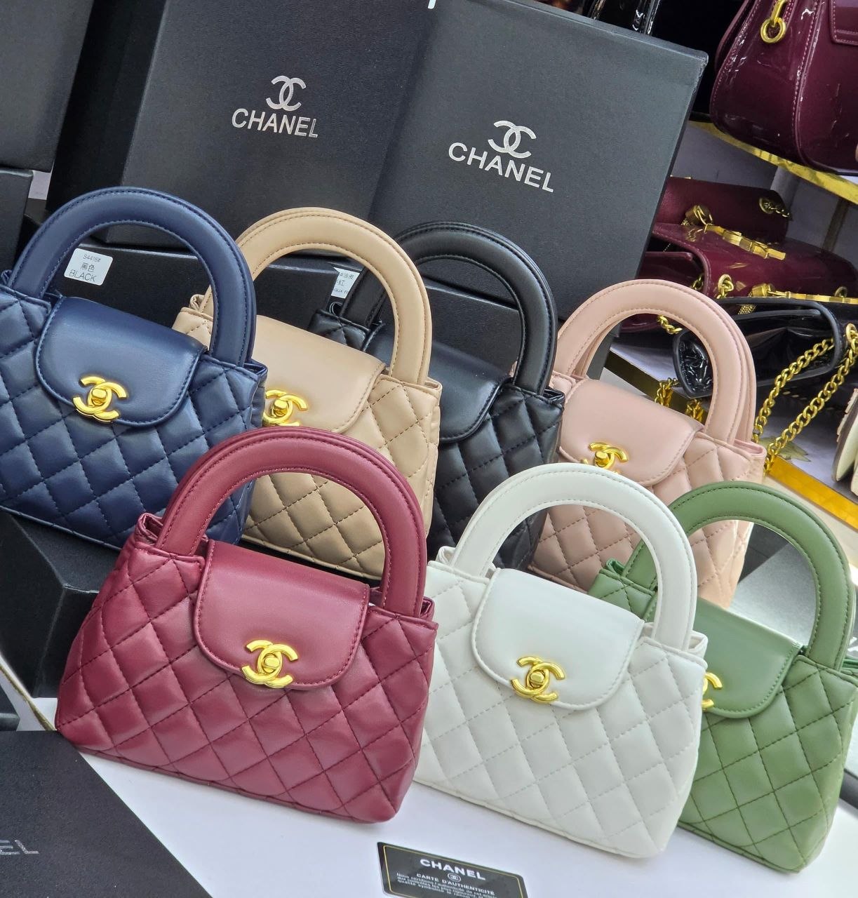Chanel Coco Handle-inspired mini quilted flap bag
