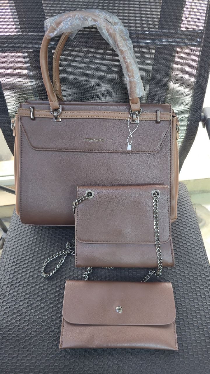 Luxe 3-Piece Multi-Functional Handbag Collection