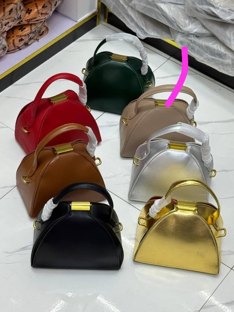 Semi-Some Geometric top-handle Bag