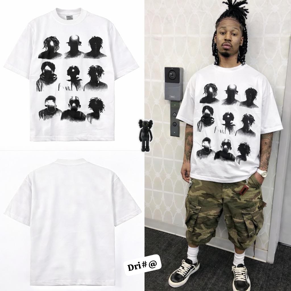 Premium Unisex Y2K Mugshot Silhouette Graphic Tee
