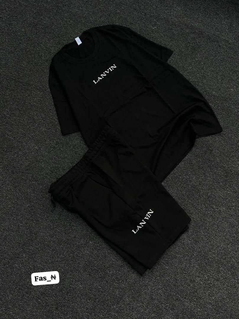 Premium Men’s LANVIN Two-Piece Shorts Set - Image 2