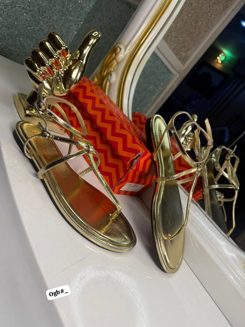 D&G Beauty Premium Minimalist Strappy Flat Sandals - Image 2