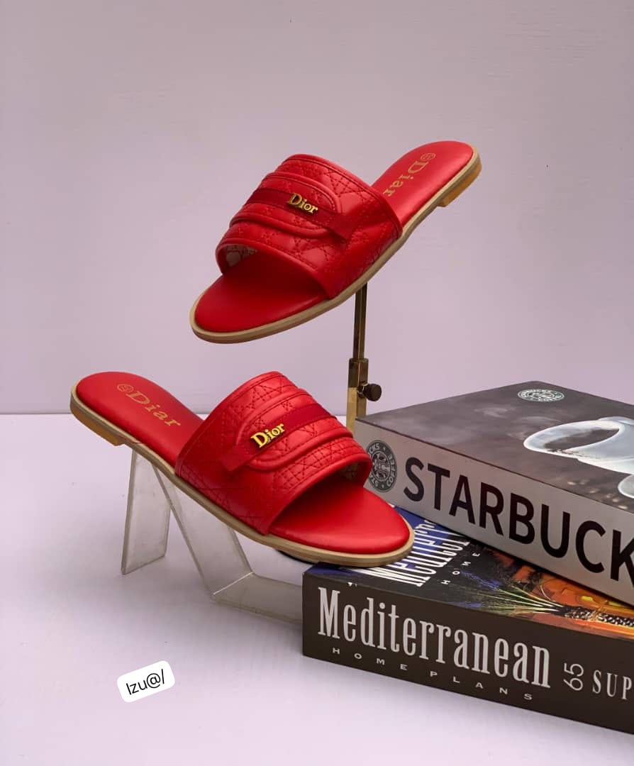 Premium Women’s Quilted Matte Slide Sandals - Image 3