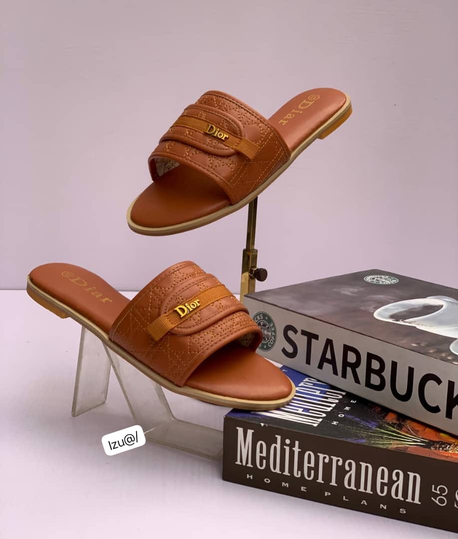 Premium Women’s Quilted Matte Slide Sandals