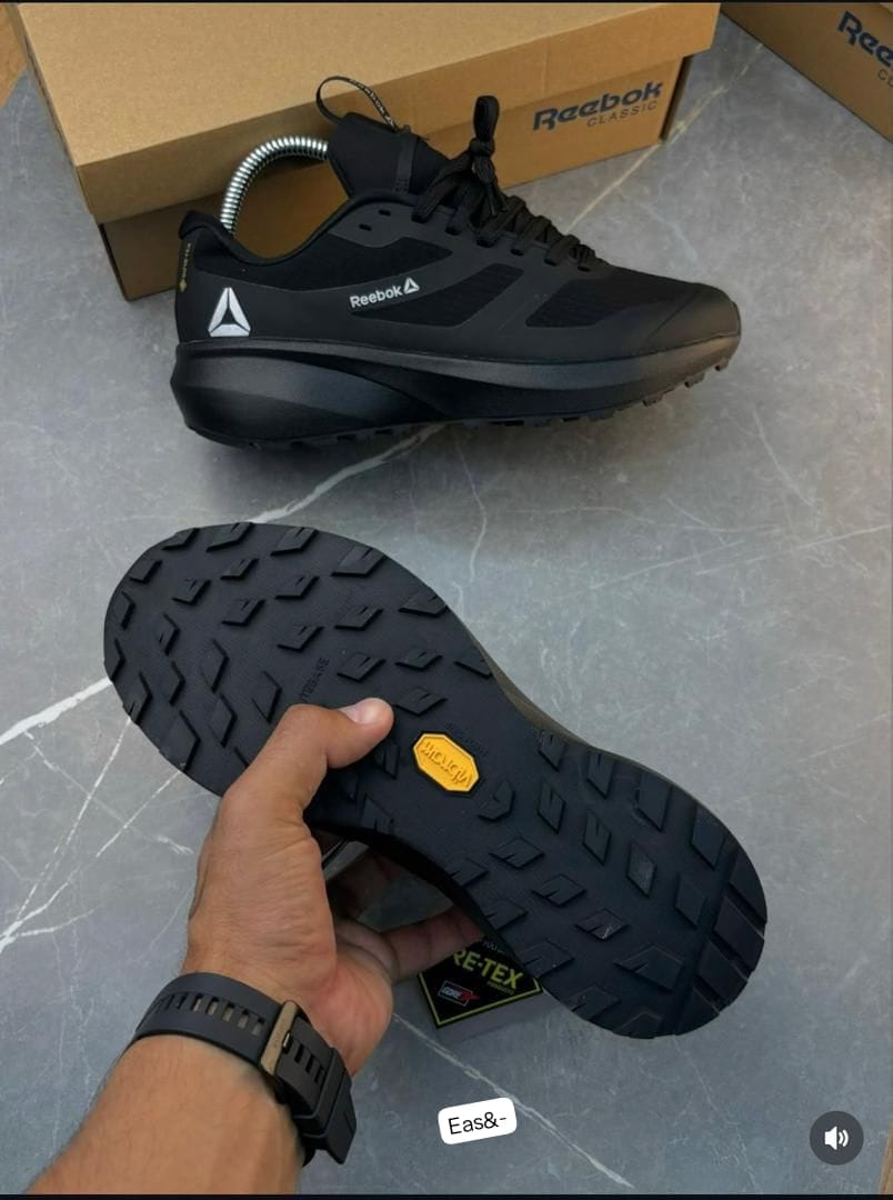Reebok Classic Men’s Premium All-Black Running Sneakers