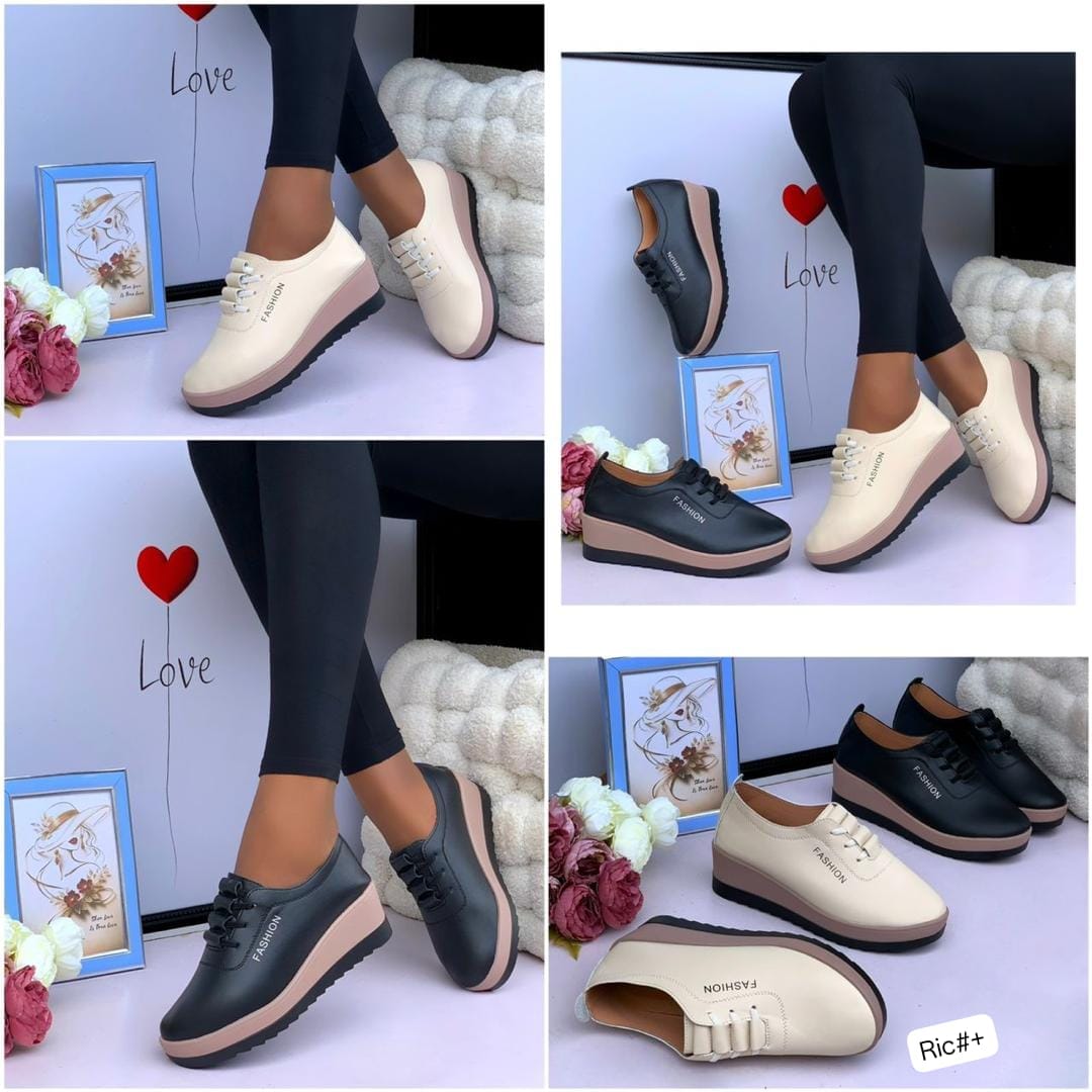 Women's Premium Comfort Platform Wedge Sneakers - Image 2