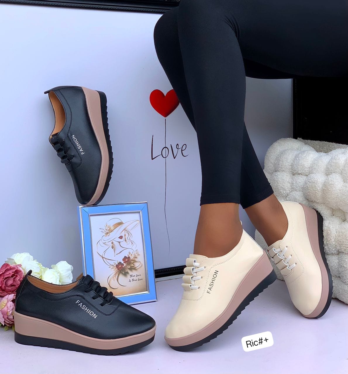 Women's Premium Comfort Platform Wedge Sneakers