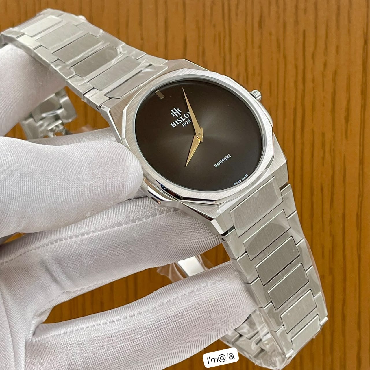 HISLON Luxury Men’s Two-Tone Swiss Precision Watch - Image 5