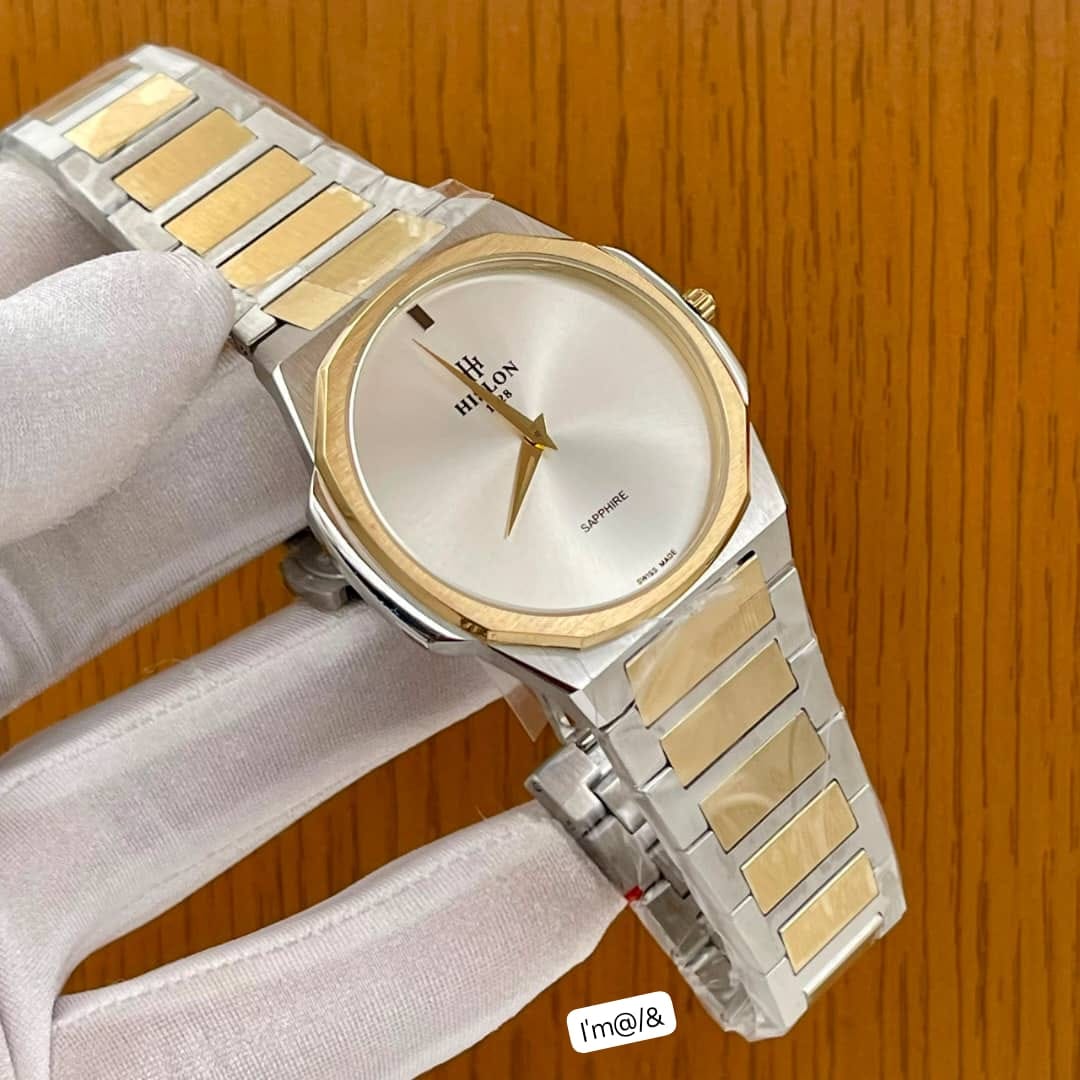 HISLON Luxury Men’s Two-Tone Swiss Precision Watch - Image 2