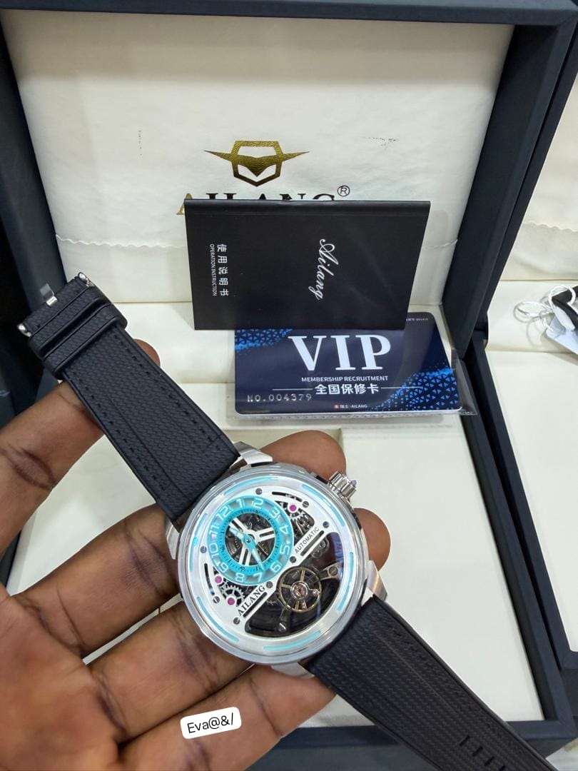AILANG Luxury Men’s Mechanical Skeleton Watch - Image 2