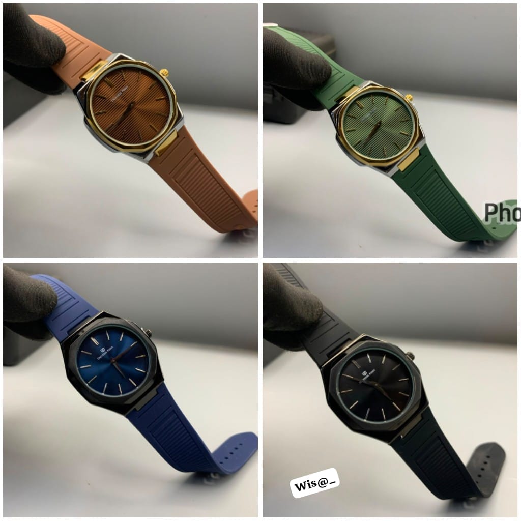 Universe Point Sport-Luxury Octagonal Silicone Watch - Image 2