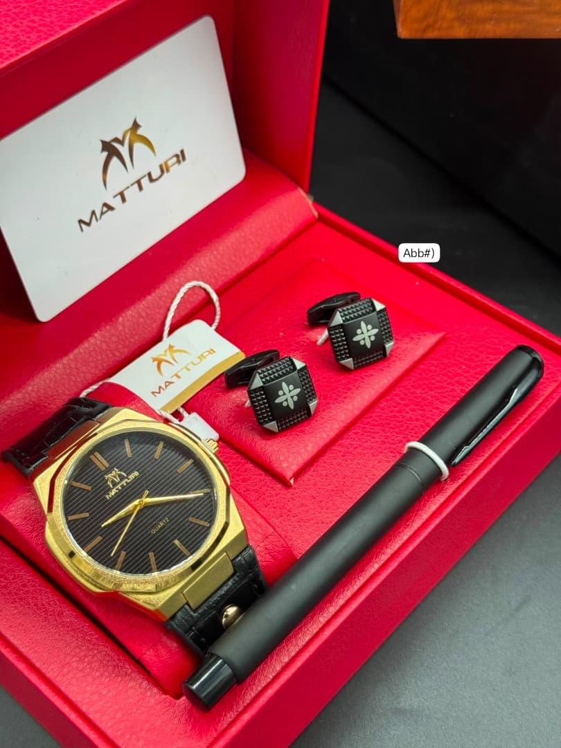 MATTURI Premium Men's Luxury 3-Piece Gift Set