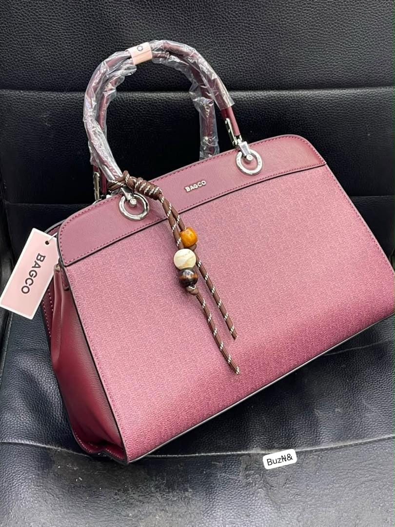 Premium BAGCO 2-Piece Herringbone Satchel Set - Image 3