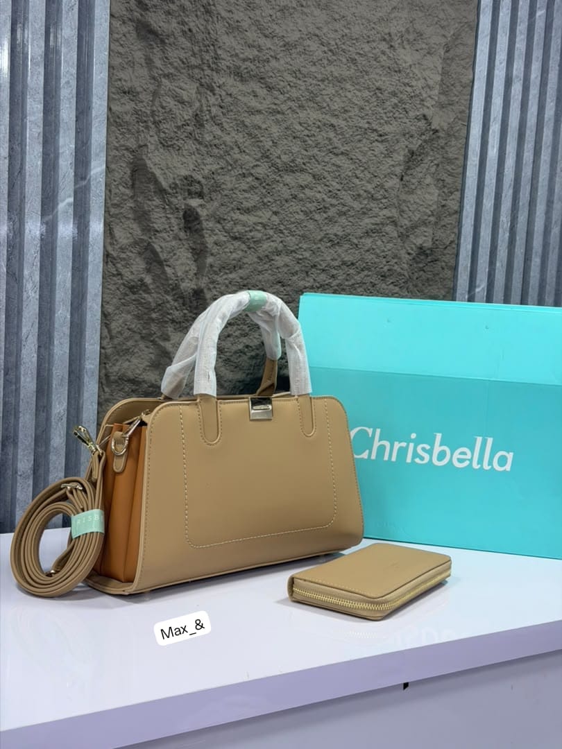 Premium Chrisbella 2-Piece Handbag & Wallet Set - Image 3