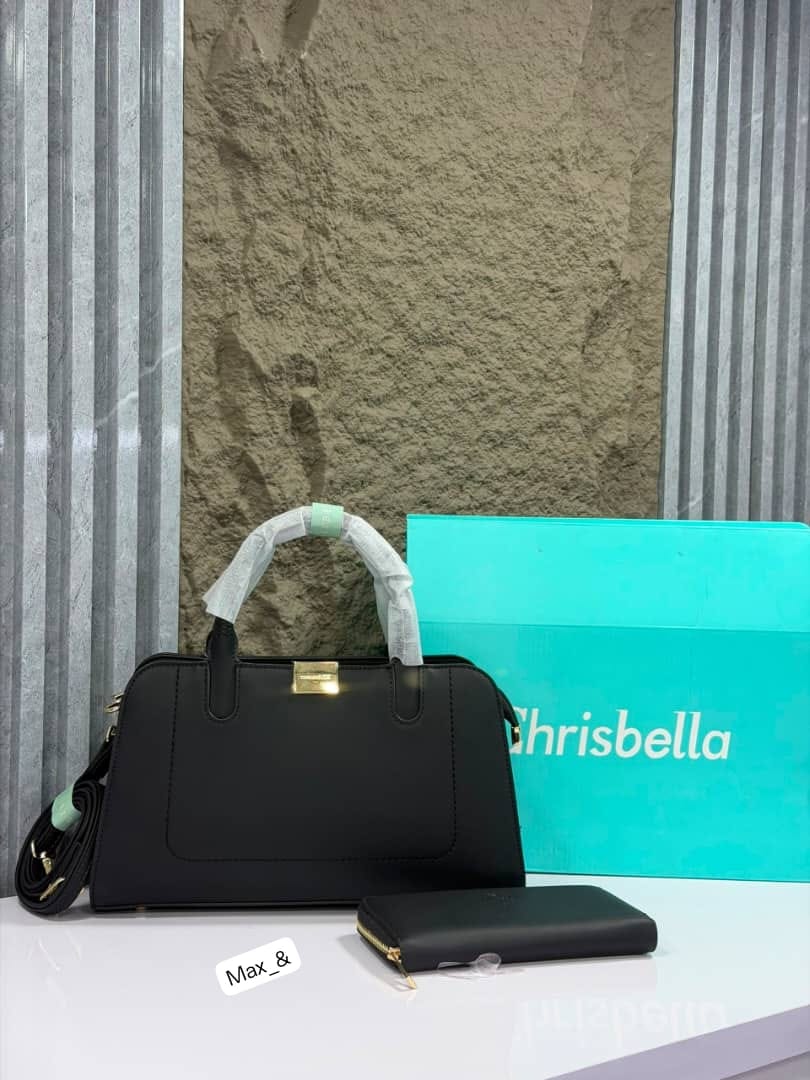 Premium Chrisbella 2-Piece Handbag & Wallet Set - Image 2