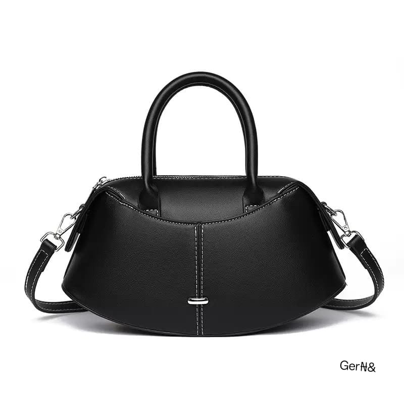 Women's Premium Curved Dumpling Top-Handle Bag - Image 3