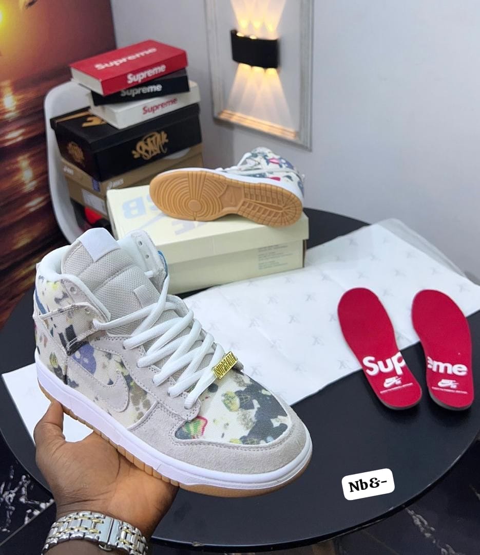 Nike SB Dunk High OG QS x Supreme "Rammellzee"Sneakers