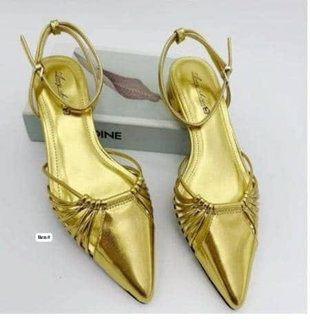 Geraldine Pointed-Toe Caged Strappy Slingback Low-Block Heel Pumps