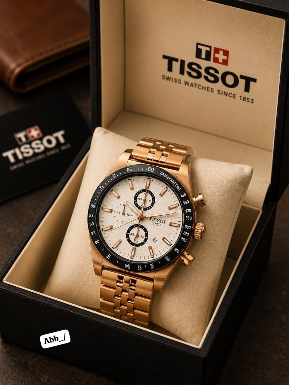 Luxury Tissot Gold-Tone Men's Chronograph Watch - Image 2