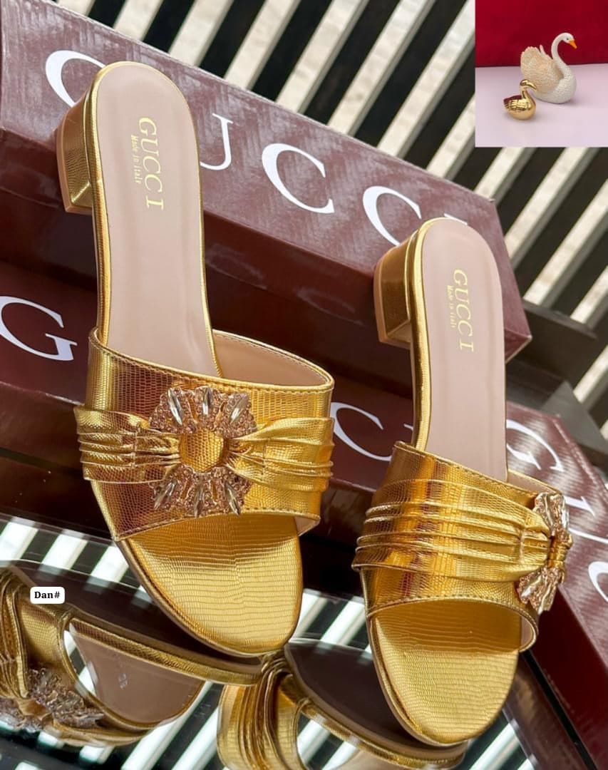 Women's Rhinestone Buckle Low Block Heel Sandals