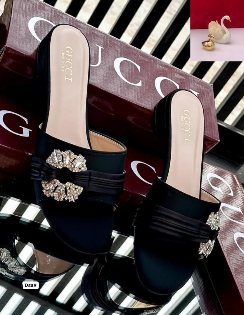 Women's Rhinestone Buckle Low Block Heel Sandals - Image 4