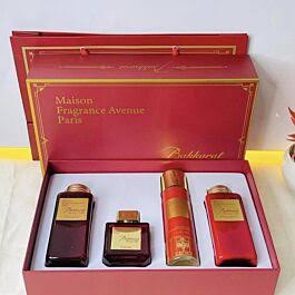 Bakkarat Premium 4-Piece Perfume Collection Set