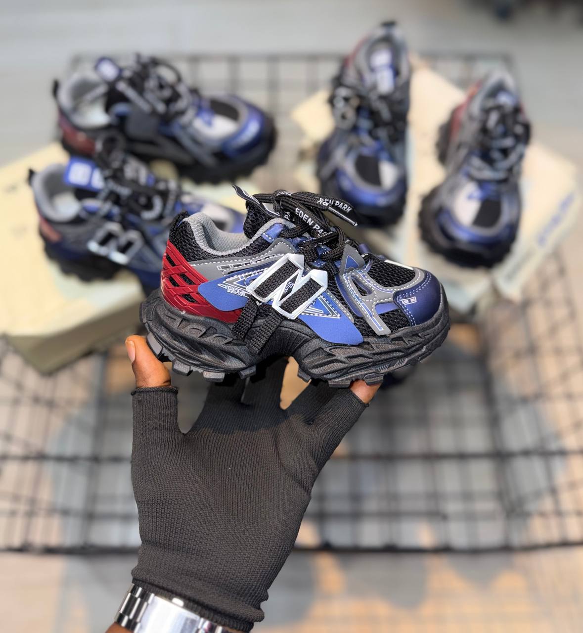 Kids' Chunky Tech Runner Sneakers