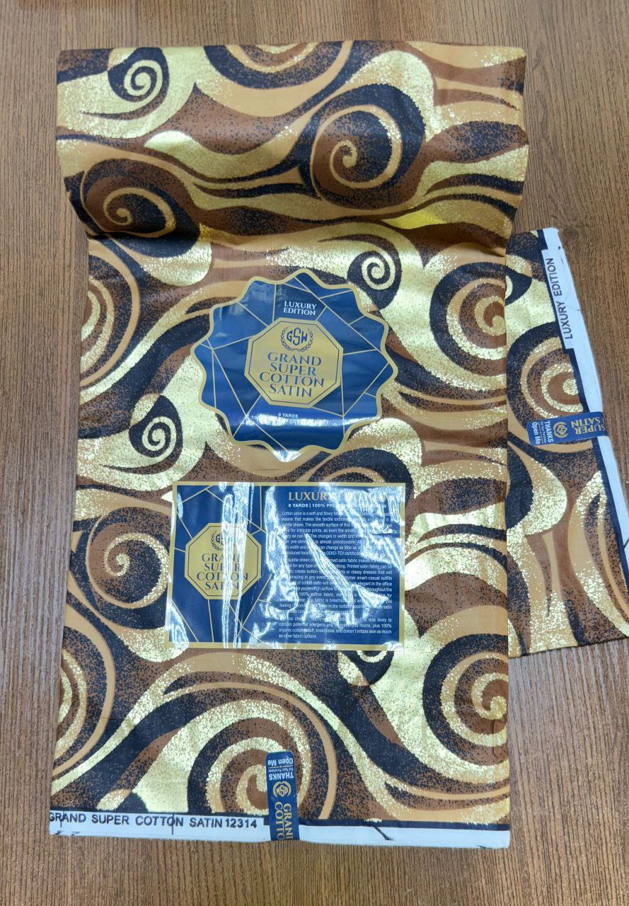 Gold-Touched Native Fabric
