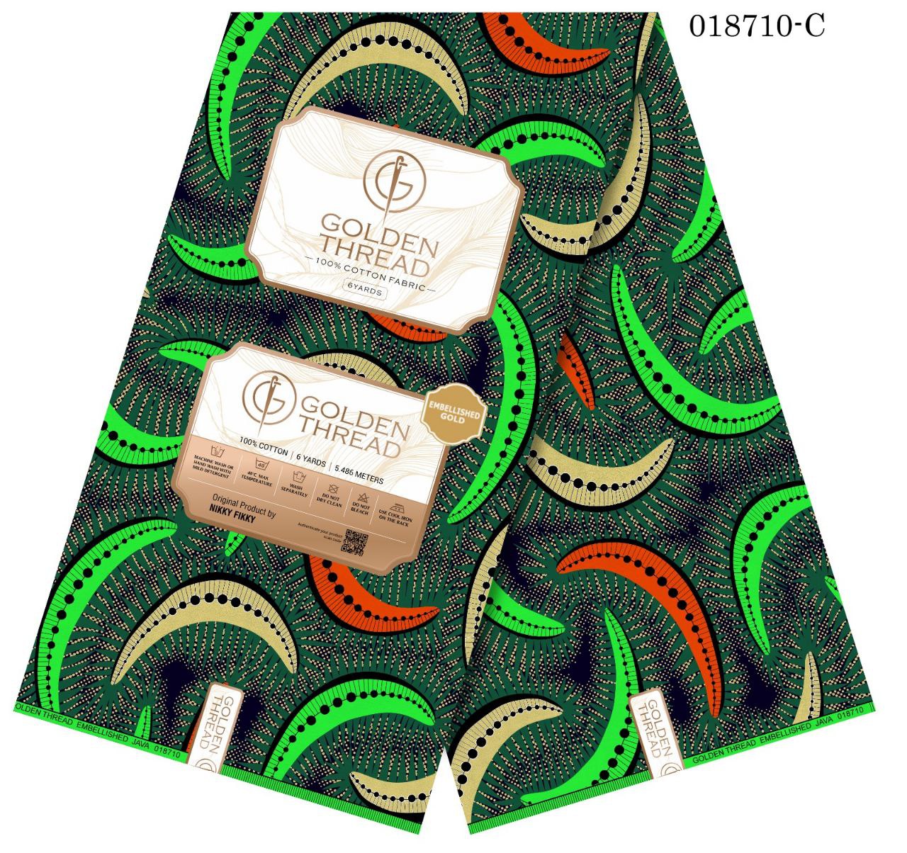 Java African Ankara Fabric – 6 Yards