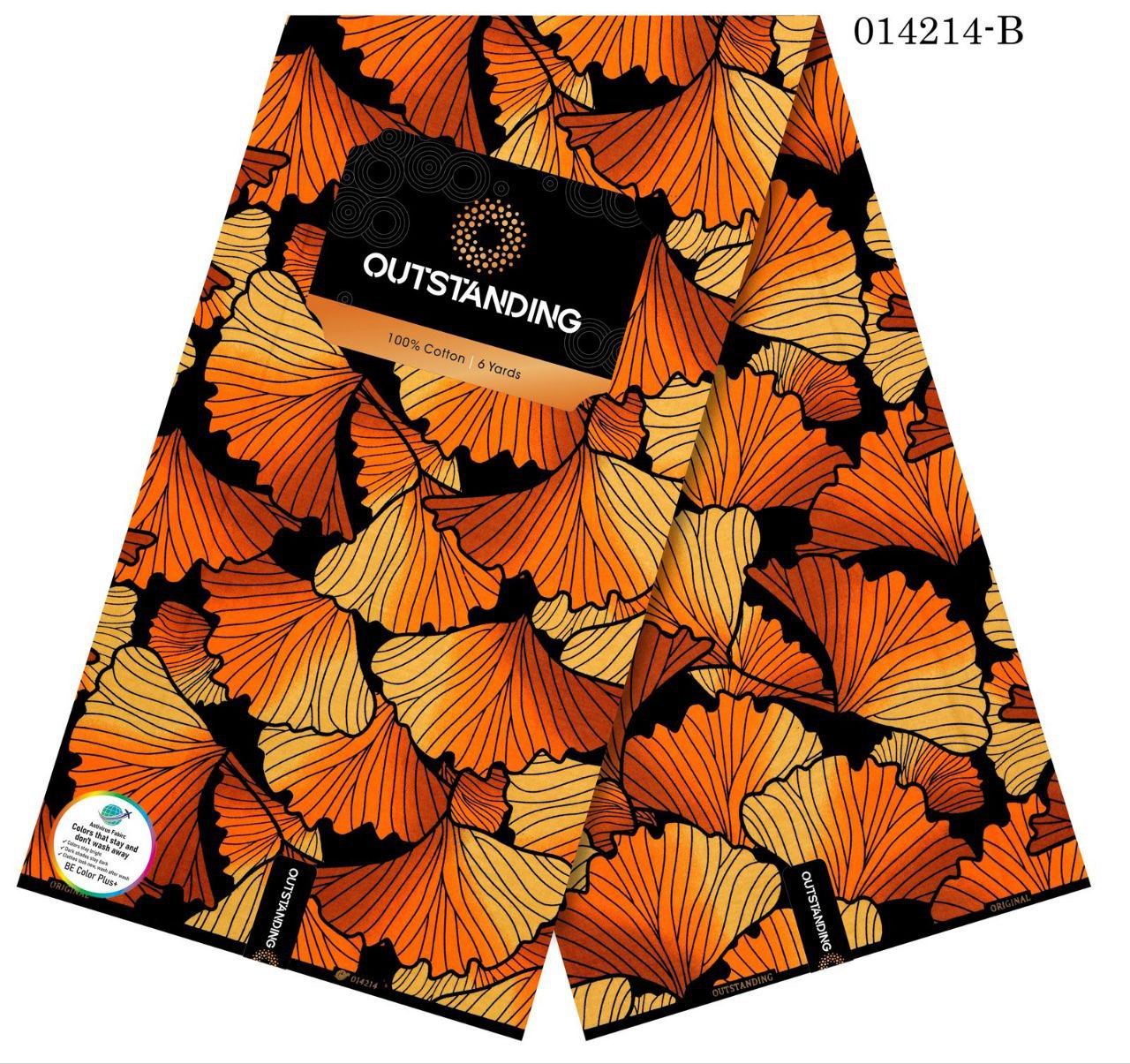 Vibrant Floral & Geometric Ankara Wax Fabric