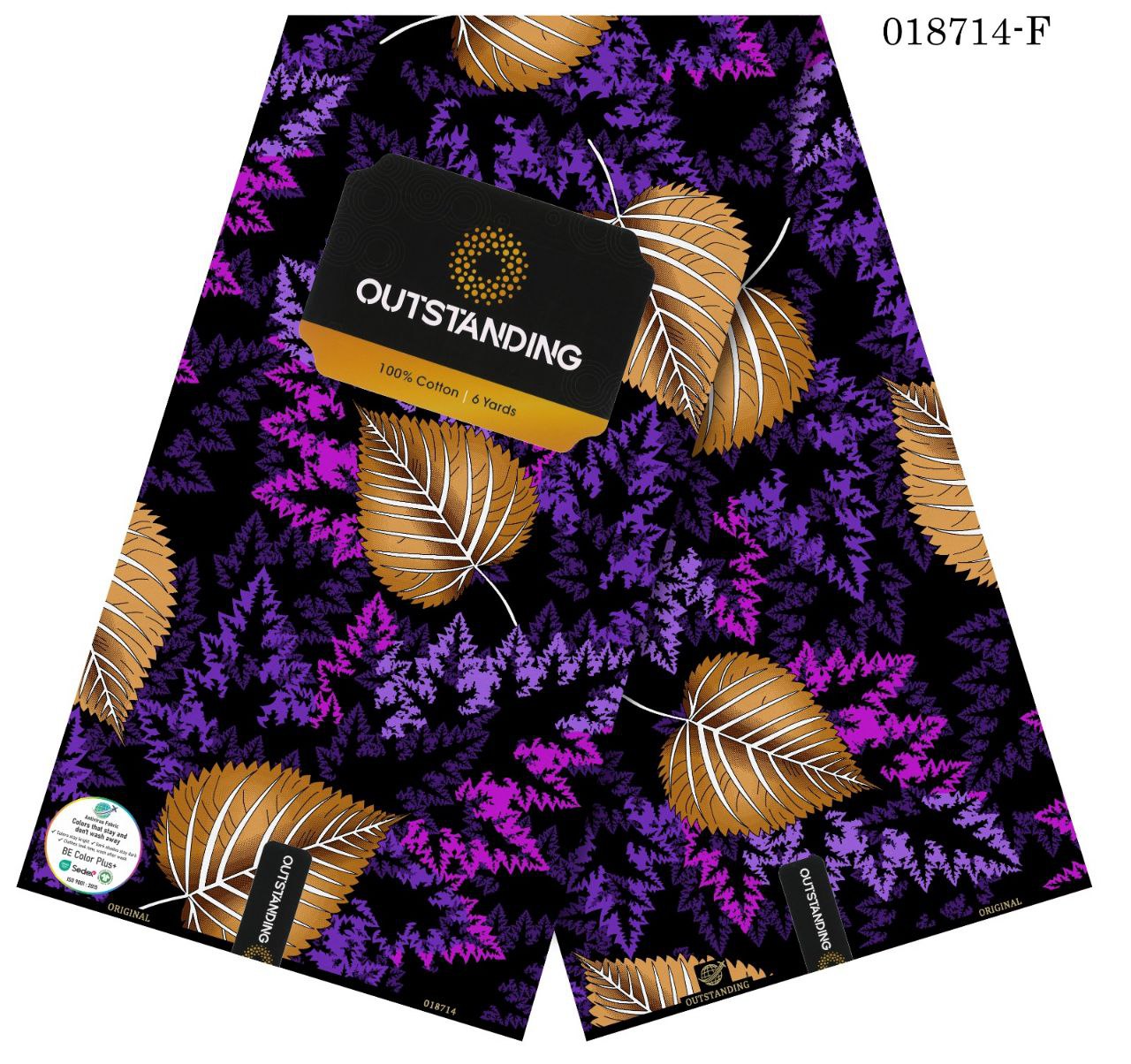 Foliage Pattern African Ankara Fabric