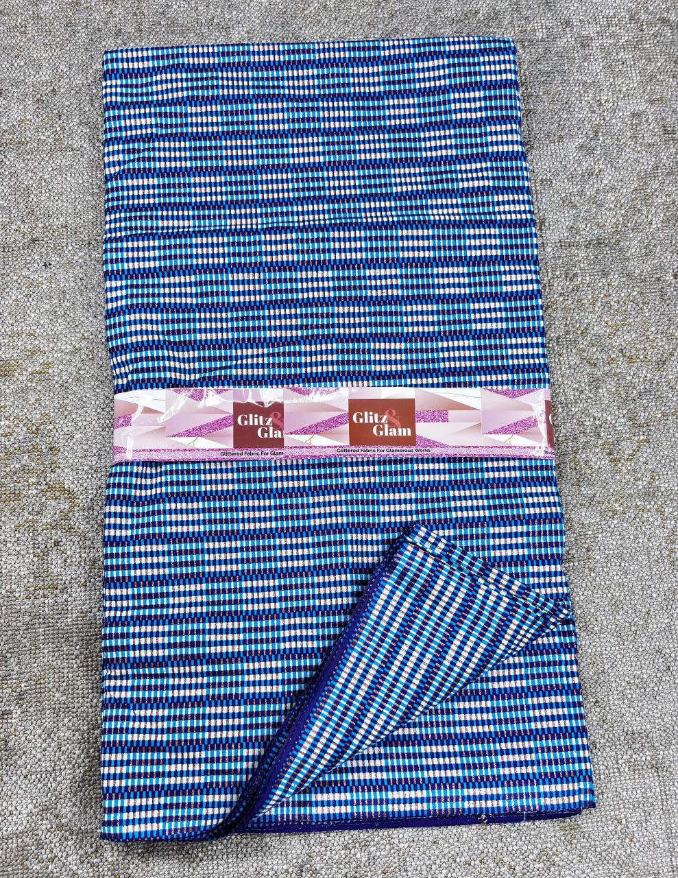 Checkered & Striped Glitz & Glam Textile