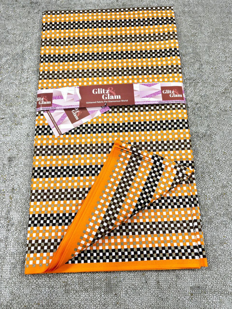 Sparkling Striped Luxury Fashion Fabric
