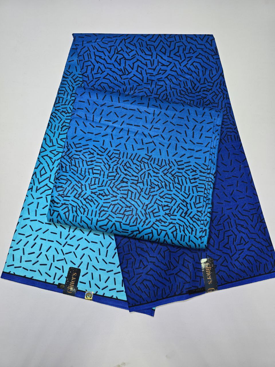 Bold Dotted Stripe & Speckled Batik African Ankara