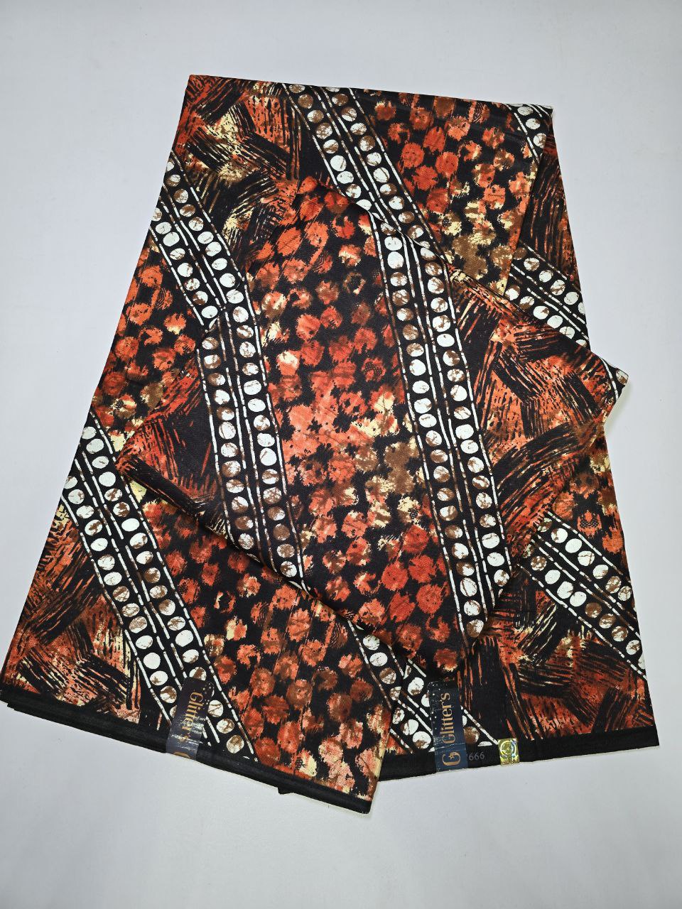 Dashed Confetti Print African Fabric