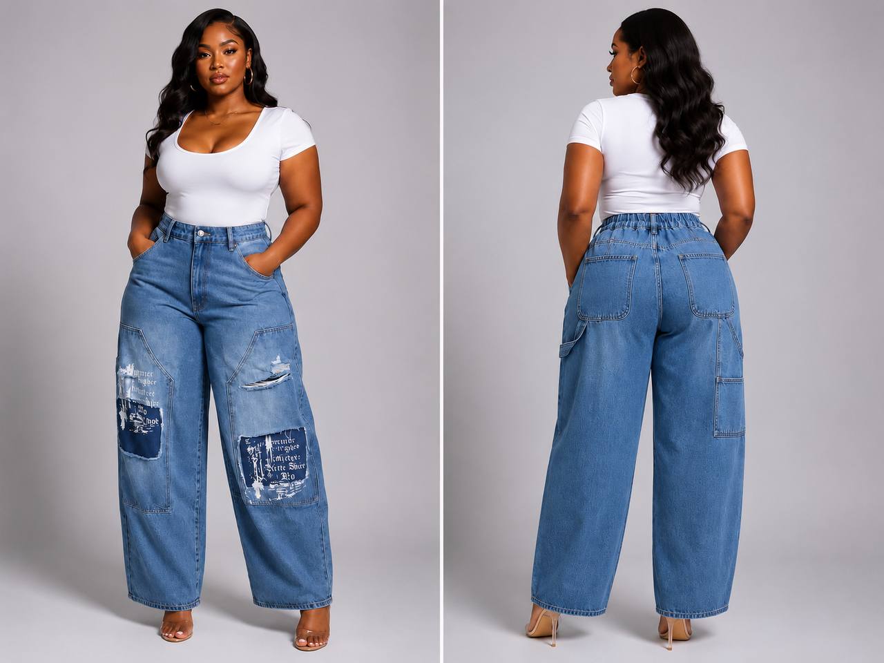 Bodycon Fitted Denim Pants