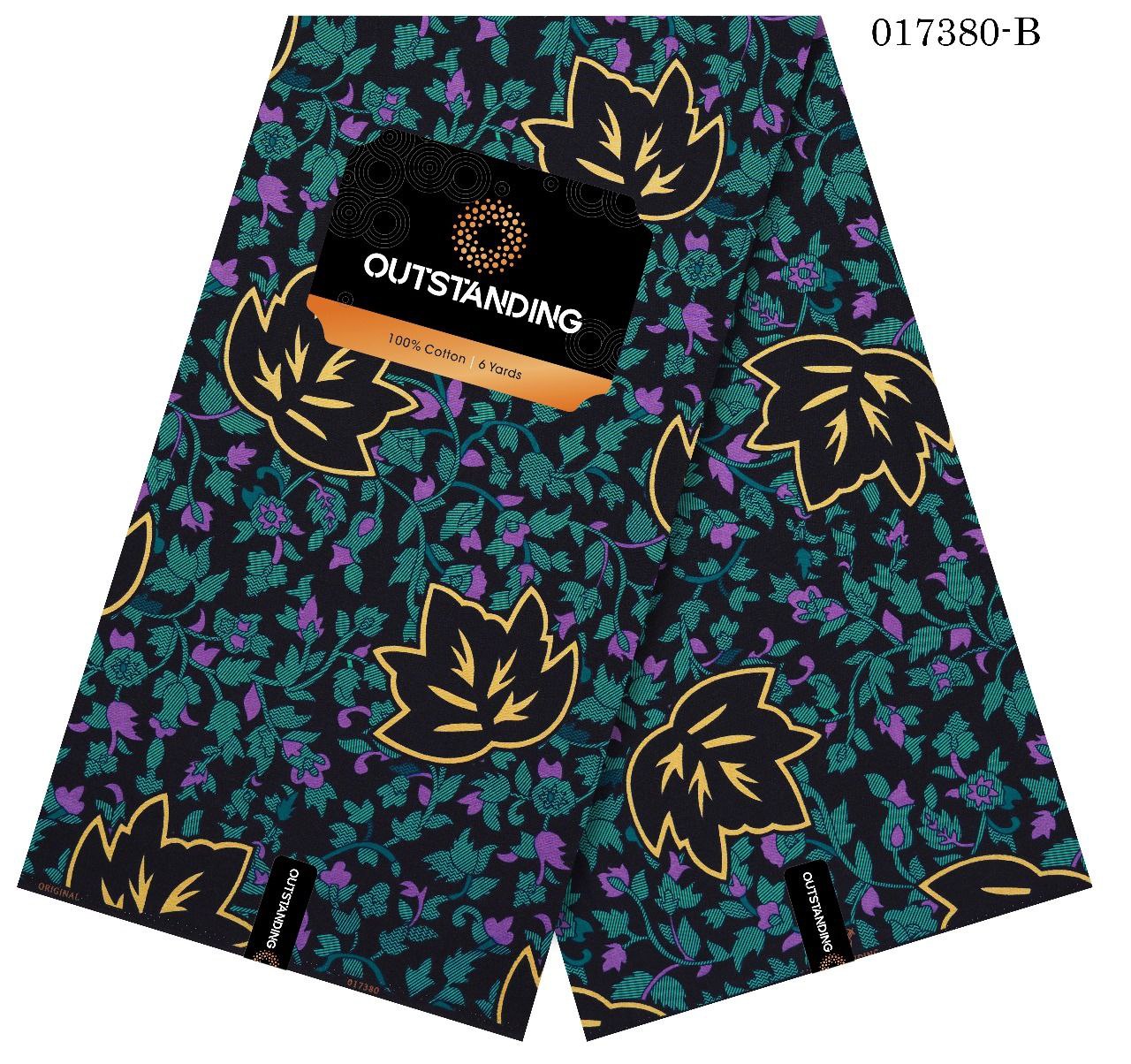 Luxury Starburst & Dotted Geometric African Wax Material