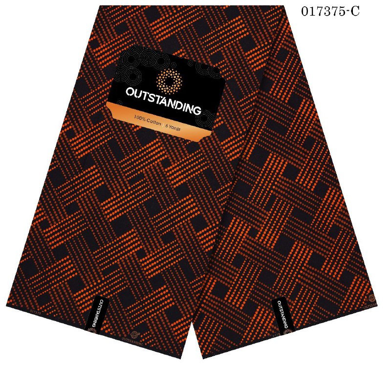 Tribal Ripple Pattern African Print Material