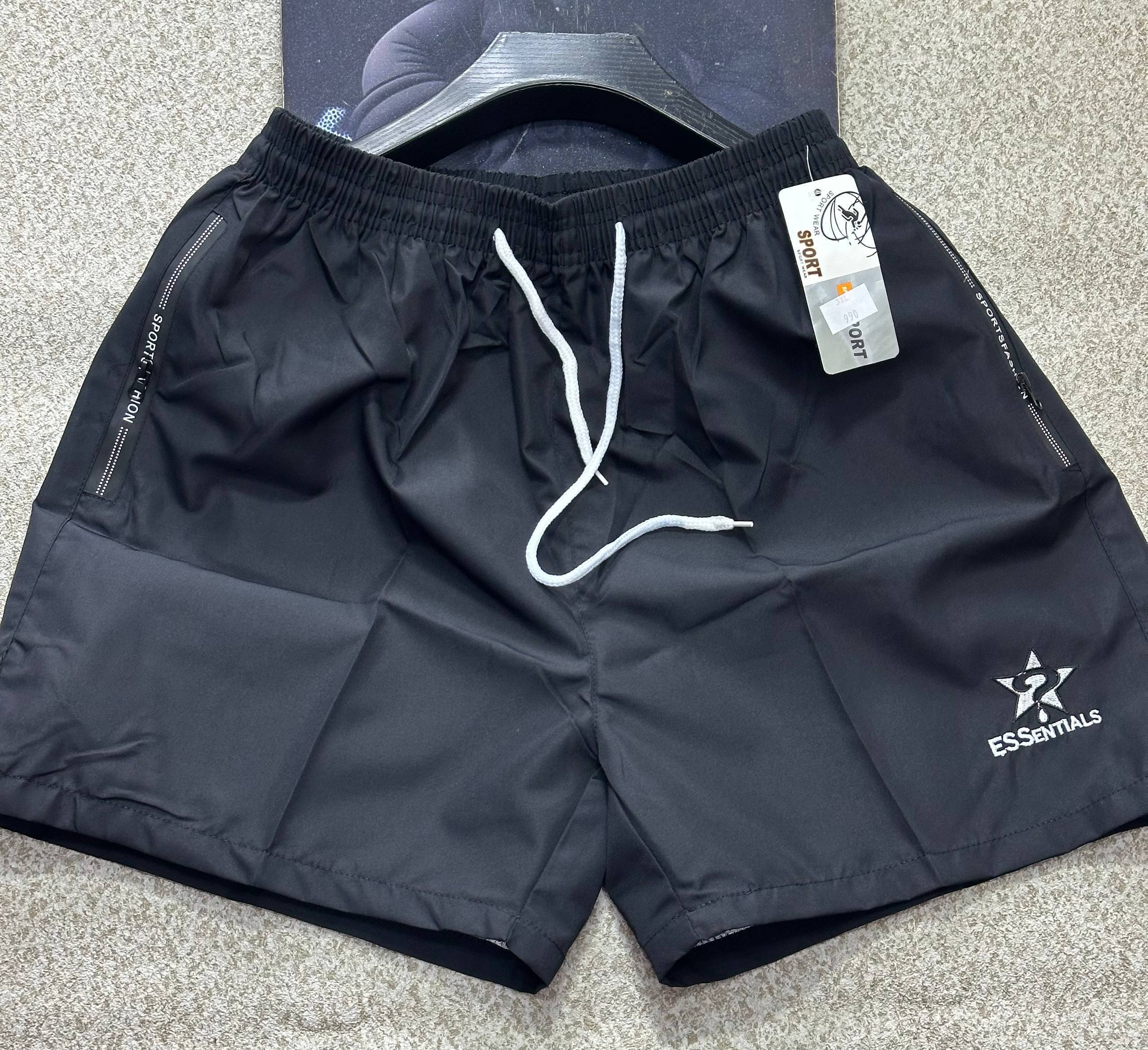 Black Essential Athletic Workout Shorts