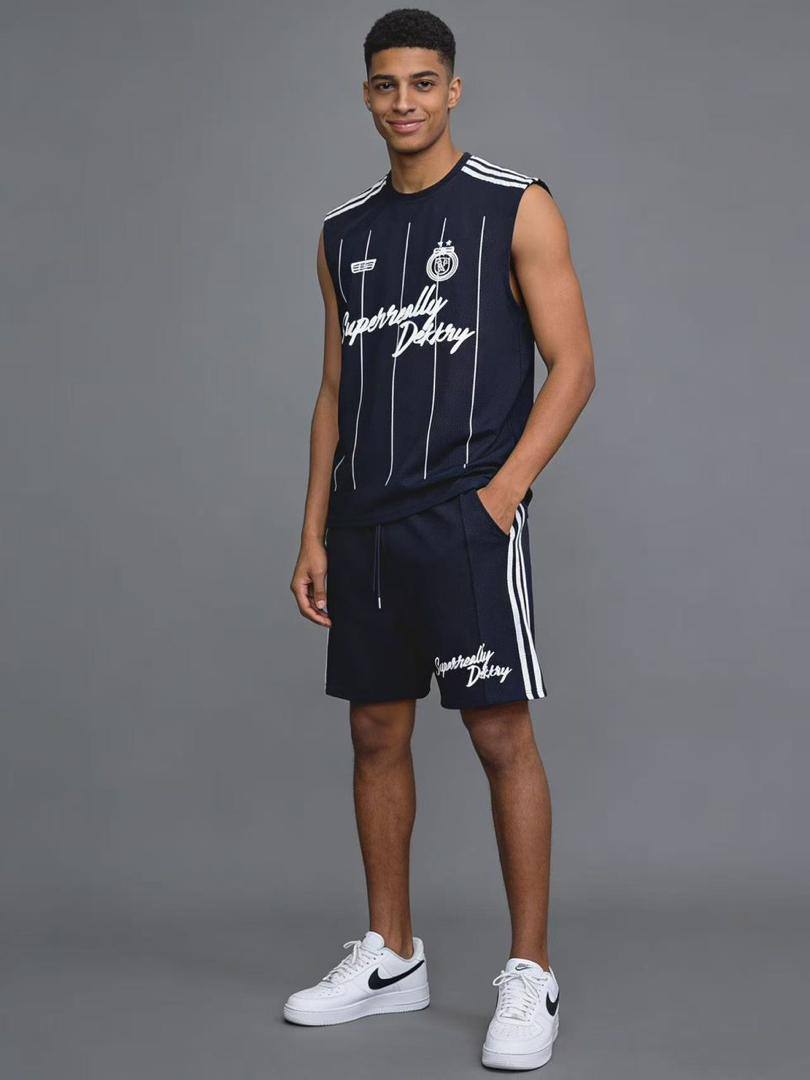 Basketball Tank Top & Shorts Matching Set