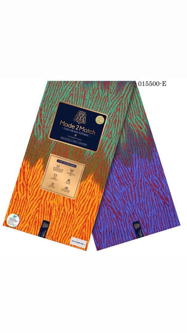 6-Yard Bicolour Wax Print