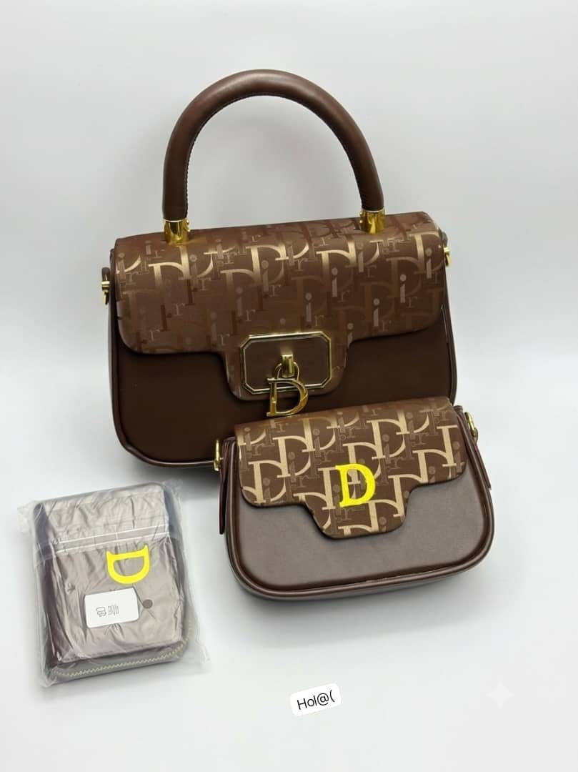 Women's 3-Piece Monogram Handbag Set