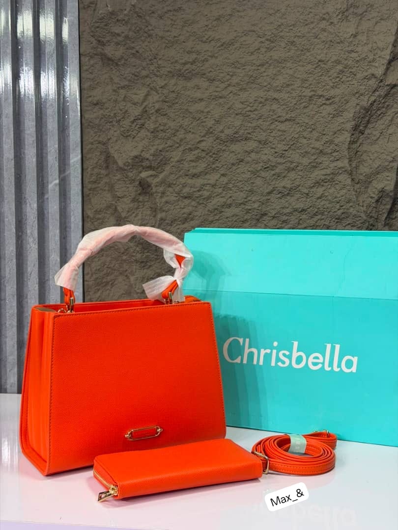 CHRISBELLA Structured Accordion Top-Handle Handbag Set